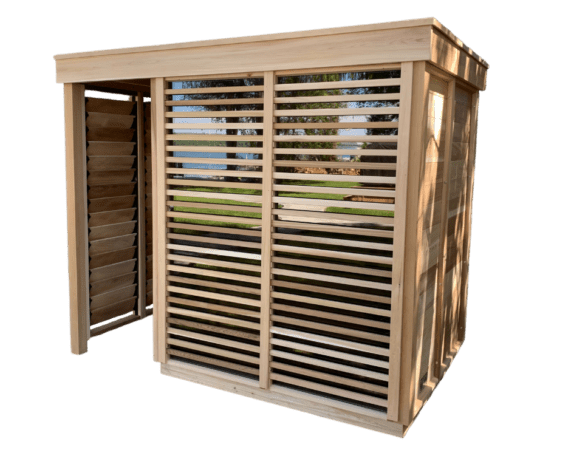 5x8 Pure Cube Sauna with Shower